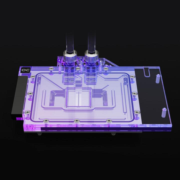 Produktbild Alphacool Eisblock Aurora Acryl RTX 4080 Strix mit Backplate