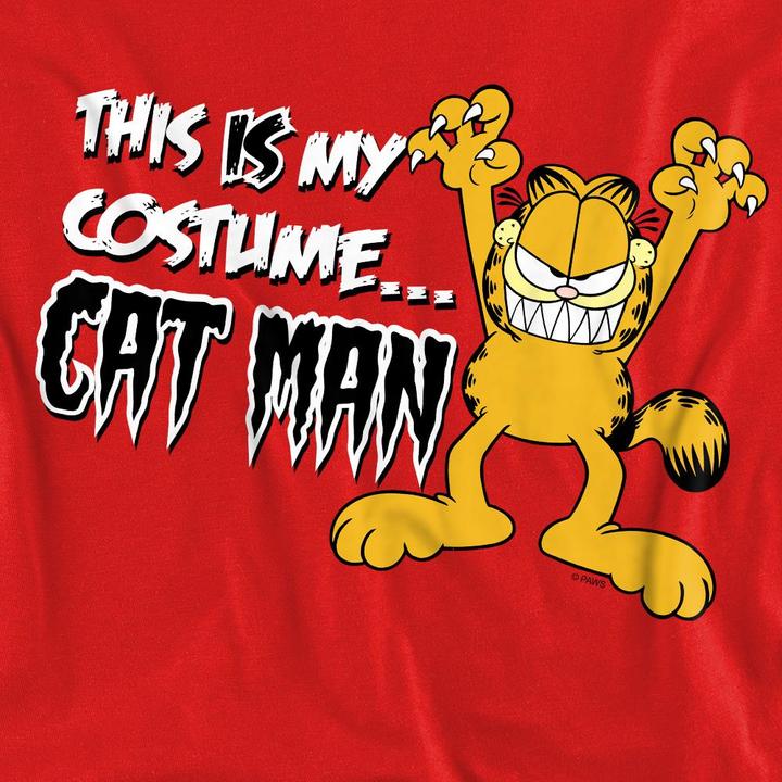 Actual product image Garfield Unisex Adult Cat Man Sweatshirt (L)