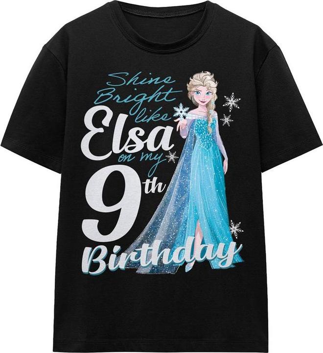Immagine prodotto Disney Frozen Bright Like Elsa Maglietta Nono Compleanno Adulto Unisex (XL)
