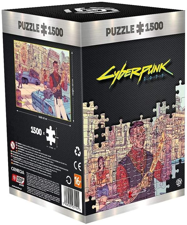 Productafbeelding THQ Cyberpunk 2077: Valentino's puzzels 1500 st. (1500 onderdelen)