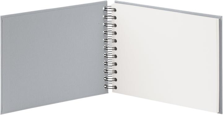 Actual product image Rössler Photo Album S.O.H.O. Stone Gray, White Pages (19.5 x 14.5 cm)