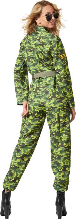 Produktbild tectake Damenkostüm Jet Fighter Pilot Camouflage (S)