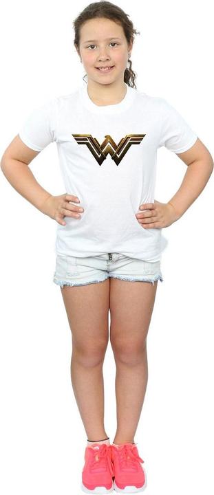 Produktbild Wonder Woman Mädchen Logo TShirt aus Baumwolle (140, 146)