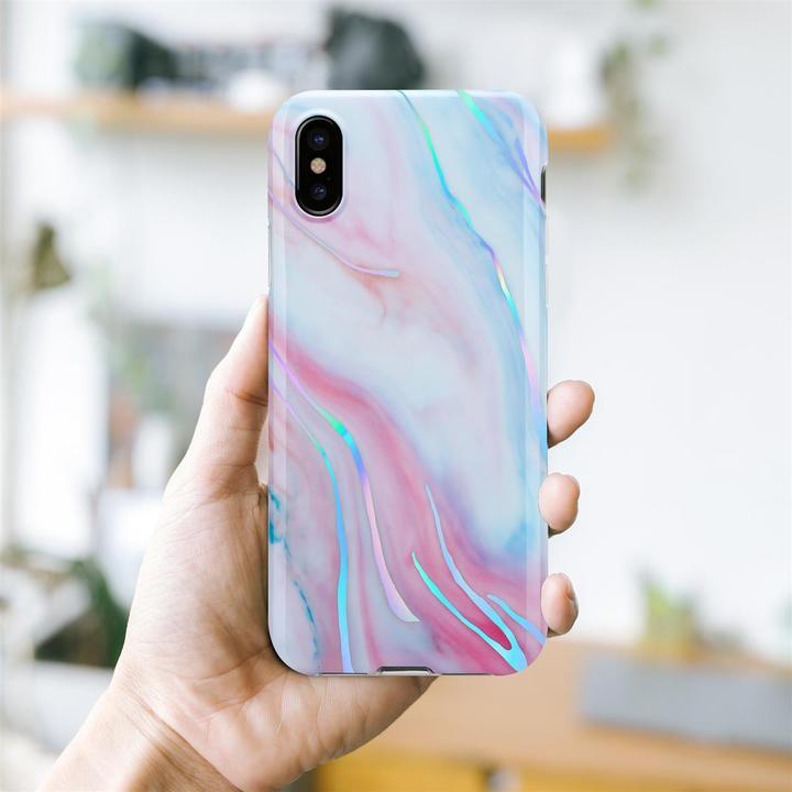 Image du produit Cadorabo Couverture IMD TPU Marbre coloré (Apple iPhone XS Max)
