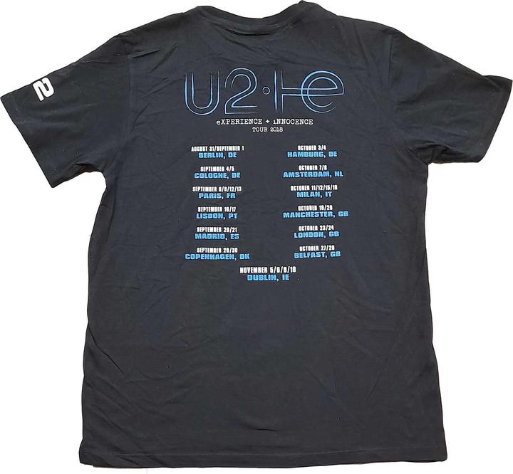 Actual product image Universal Textiles Unisex Adult Back Print Cotton T-Shirt (M)