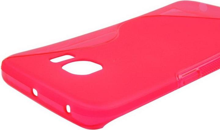 Actual product image König Design Mobile Case TPU Case for Mobile Samsung Galaxy S6 Edge SM G925 Pink (Samsung Galaxy S6 Edge)