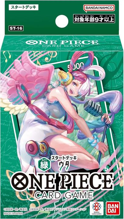 Actual product image One Piece Starter Deck Green Uta - ST-16 - Card Game - JPN (Japanese, Booster Pack)