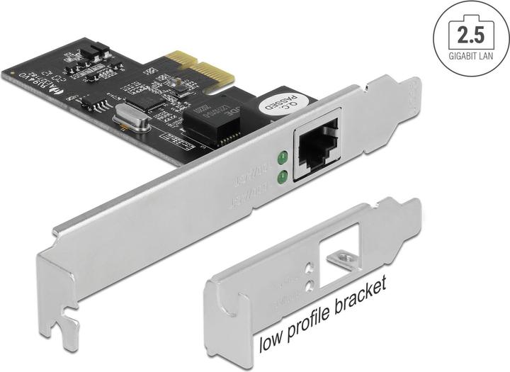 Image du produit Delock 89598 Carte d'interface/adaptateur Intégré RJ-45 (Ethernet, RJ45)