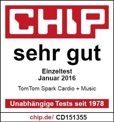 Produktbild TomTom SPARK Cardio + Music + Ohrhörer