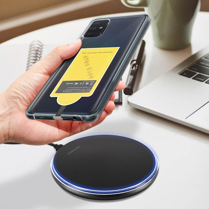 Actual product image Avizar QI charger + USB-C QI charging receiver (5 W)