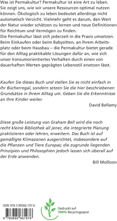 Immagine prodotto Permakultur praktisch (Tedesco, Graham Bell, 2018)