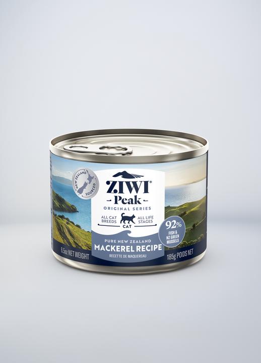 Produktbild Ziwi Peak Canned Cat Food macherel 185g (Adult, 1 Stk., 185 g)