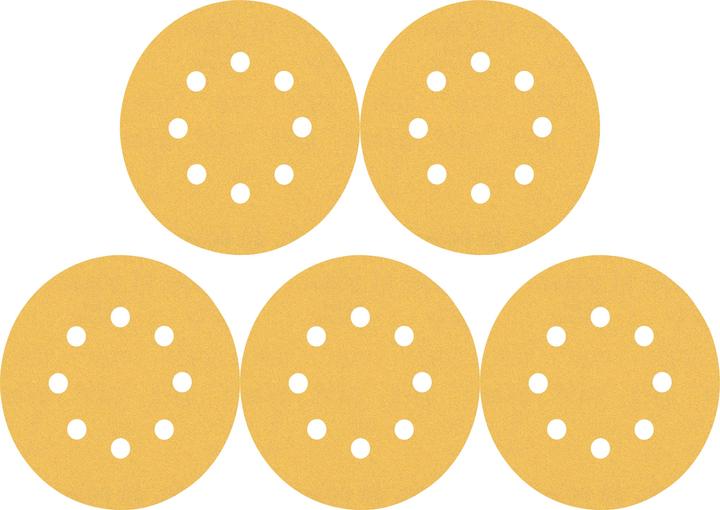 Productafbeelding Bosch Professional Zubehör Expert C470 Schuurpapier meergats voor excentrische schuurmachine, 125 mm, G 100, 5 st. (100)