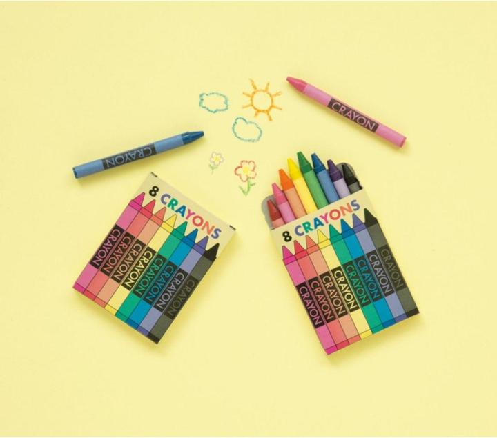 Produktbild Unique Boites de 8 crayons de couleur (6pcs) (Mehrfarbig, 6 x)