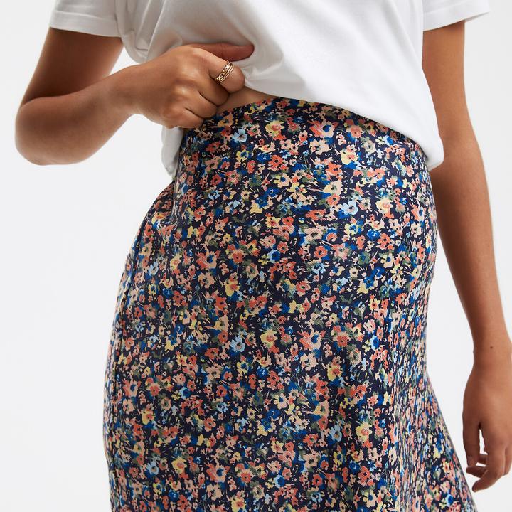 Produktbild La Redoute Collections Umstandsrock aus gemustertem Satin (34)