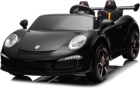 Es-toys Kinderfahrzeug – Elektro Auto „Porsche 911 RUF“ – Lizenziert – 24V Akku, 4 Motoren, Leders (24 V)