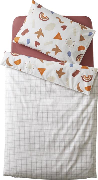 Immagine prodotto Vertbaudet Copripiumino per neonato senza federa HAPPY SKY, cotone biologico (80 x 120 cm)
