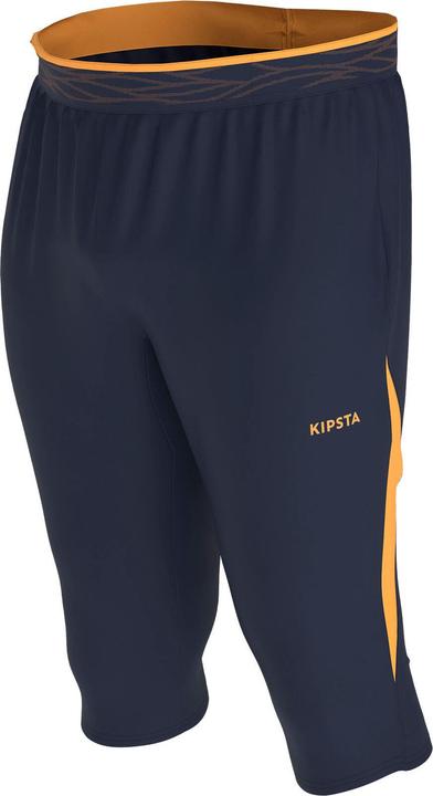 Kipsta Damen/Herren Fussball 3/4 Hose - CLR marineblau/orange