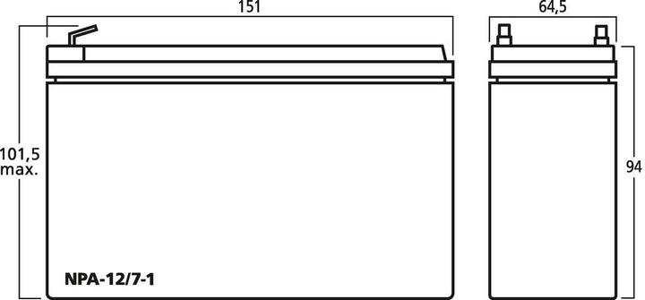Immagine prodotto Yuasa Batteria UPS