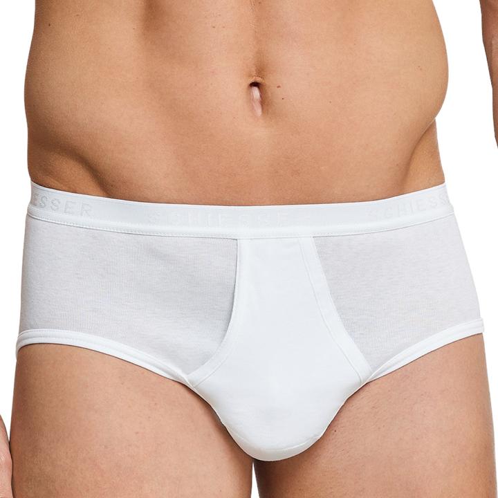 Produktbild Schiesser 4er Pack Original Classics Feinripp Sportslip mit Eingriff (3XL, 4er Pack)