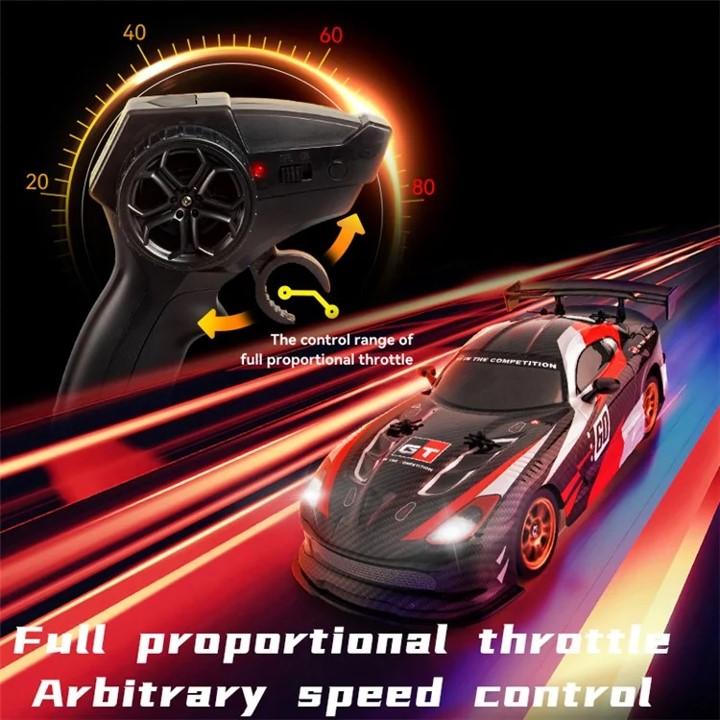 Image du produit Jjrc Voiture de dérive télécommandée avec 2 jeux de roues - Blanc