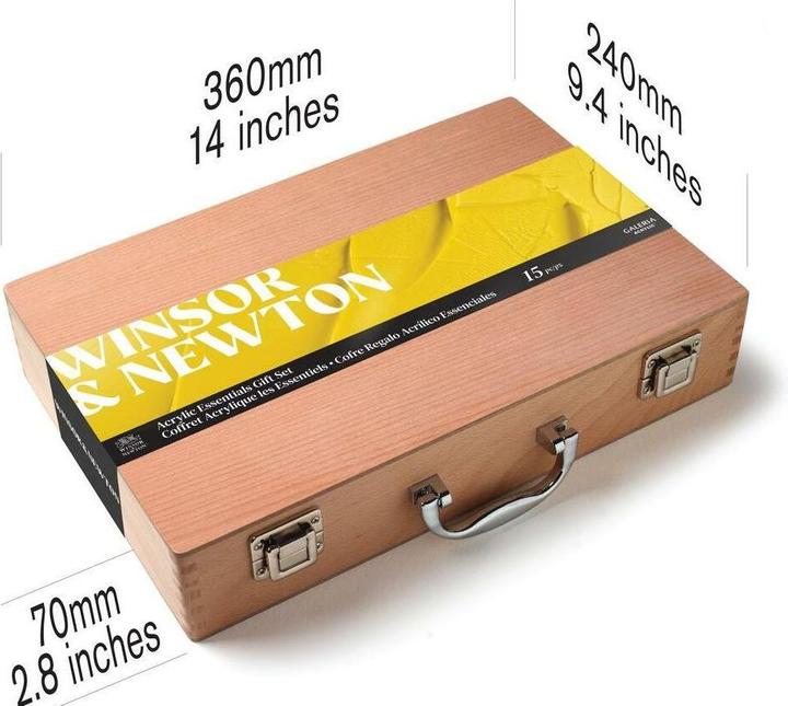 Image du produit Winsor & Newton Peinture acrylique Galeria 8 tubes de 60 ml (Multicolore)
