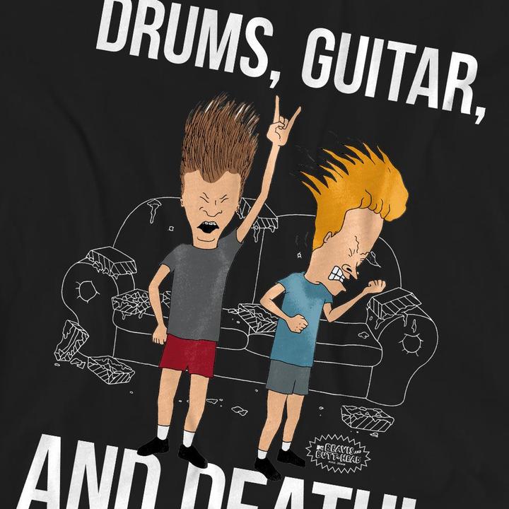 Produktbild Universal Textiles Drums Guitar & Death TShirt (S)