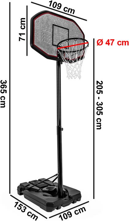 Actual product image Jamb Basketball hoop