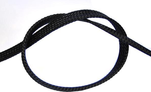 Produktbild Phobya Flex Sleeve 10mm (3/8' schwarz 1m (Kabelschlauch, 100 cm)