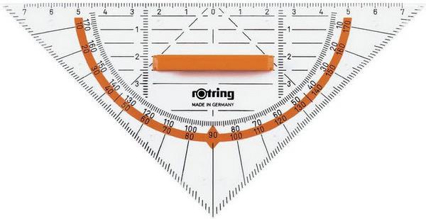 Rotring Centro Geo-Dreieck mit Griff (160 mm)