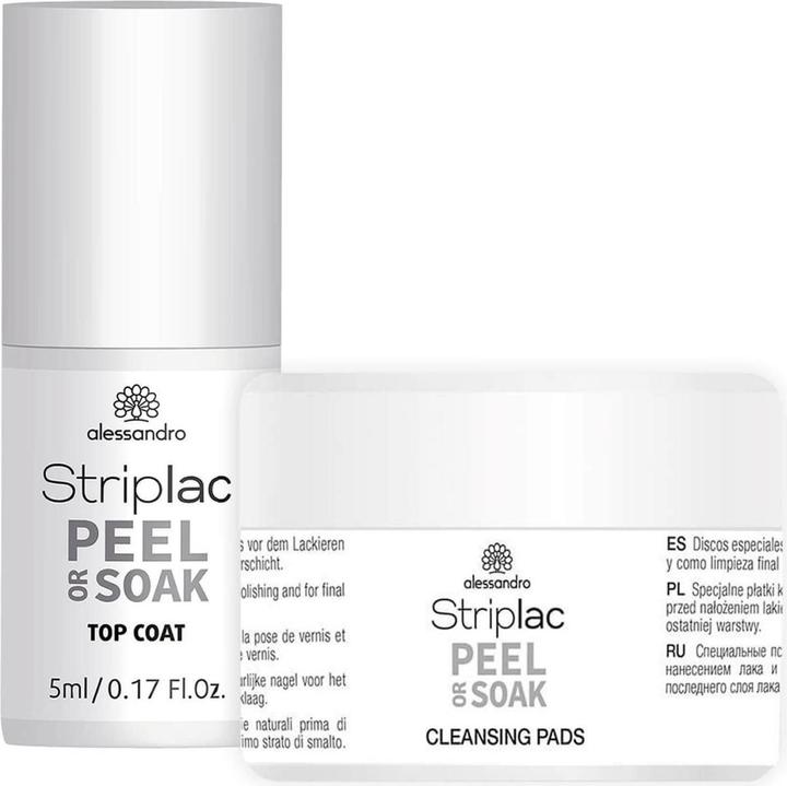 Alessandro Striplac Peel or Soak (Transparent, Top Coat)
