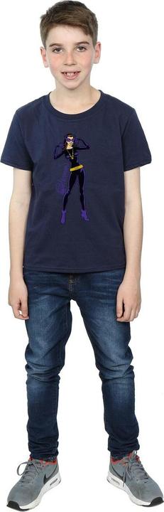 Image du produit - T-shirt CATWOMAN HAPPY POSE - Garçon (152, 158)