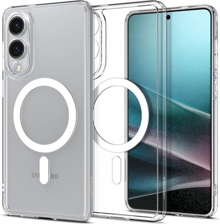 Image du produit Spigen - Ultra Hybrid MagSafe - Samsung Galaxy S25 Edge - Clear / White (Samsung Galaxy S25 Edge)