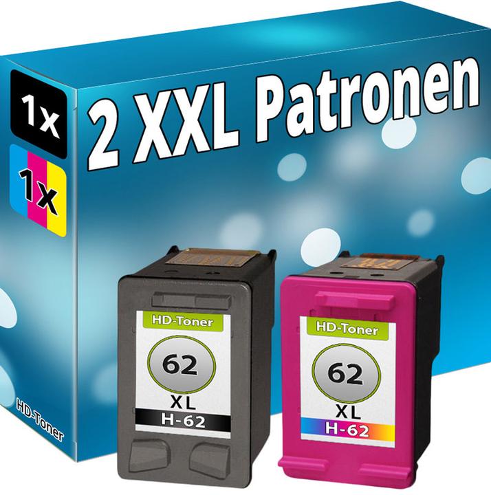 Produktbild Inkadoo Kompatibel zu HP N9J71AE / 62 XL enthält BK,CL