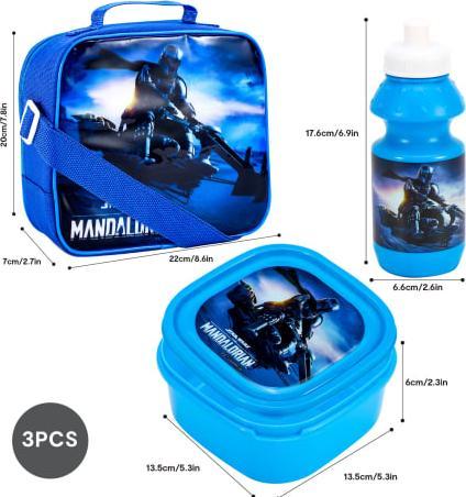 Produktbild Star Wars : The Mandalorian Childrens/Kids Lunch Box Set