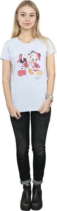 Image du produit Disney - T-shirt MICKEY AND MINNIE CHRISTMAS KISS - Femme (S)