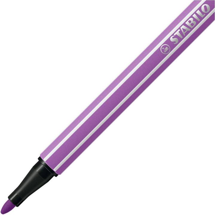 Image du produit STABILO Stylo feutre Premium - Pen 68 - Pack de 10 - prune (Violet prune, 10 x)