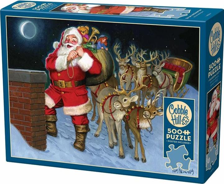 Immagine prodotto Cobble Hill Puzzle 500 pezzi XXL - Su per il tetto (500 pezzi)