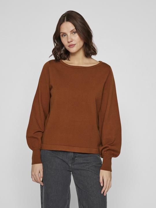Actual product image Vila U-boat neck knitted jumper (S)