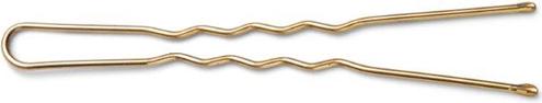 Produktbild Trisa Haarnadeln gewellt U-förmig 60 mm gold 250 Stk. (250 Stk.)