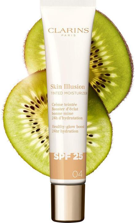 Productafbeelding Clarins Skin Illusion - Getönte Feuchtigkeitscreme Spf25 04 (Zonnecrème gezicht, SPF 25, 40 ml)