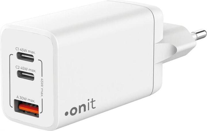 Onit Chargeur mural USB Trial QC4+ 45 W GaN Blanc (45 W)