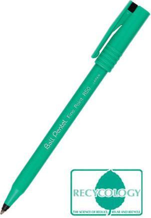 Actual product image Pentel Ball R50 (Green, 1 x)