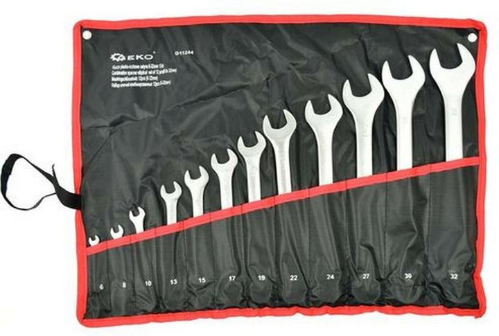 Actual product image GEKO Socket spanner set, 12 pcs., 6-32mm (22 mm, 27 mm, 28 mm, 18 mm, 31 mm, 29 mm, 15 mm, 8 mm, 14 mm, 24 mm, 20 mm, 23 mm, 11 mm, 13 mm, 12 mm, 9 mm, 26 mm, 19 mm, 17 mm, 32 mm, 25 mm, 16 mm, 21 mm, 10 mm, 30 mm, 7 mm, 6 mm)