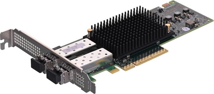 Actual product image Broadcom LPE32002-M2. Built-in, Transmission technology: Wired, Host interface: PCI-E, Interface: SFP (PCI Express 3.0 x8)