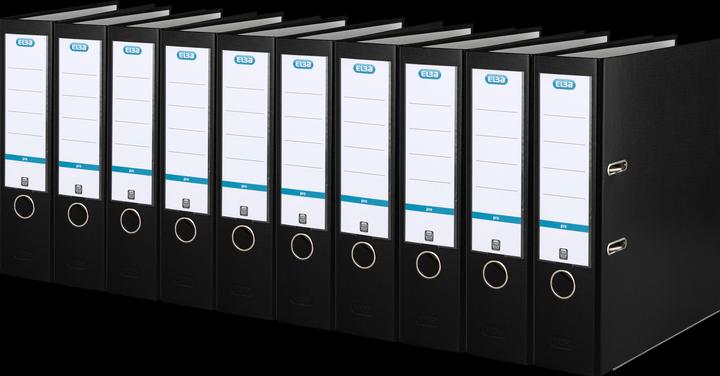 Produktbild Elba Ordner smart PP-Papier, Rückenbreite: 80 mm, schwarz DIN A4, Einband aussen PP (A4, 80 mm, 1 Stück)