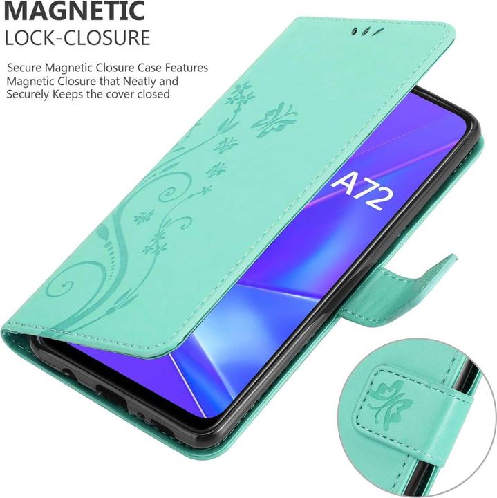 Immagine prodotto Cadorabo Custodia per Oppo A72 Flower Book (Oppo A72)