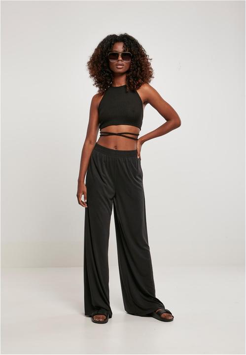 Actual product image Urban Classics Ladies Rib Trapeze Cropped Top - 16948 (M)