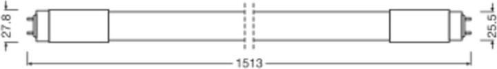 Produktbild Osram SubstiTUBE PRO HF 150cm Glas G13 T8 LED Röhre 20W 3100lm tageslichtweiss 6500K wie 58W (G13, 20 W, 3100 lm, 1 x, D)