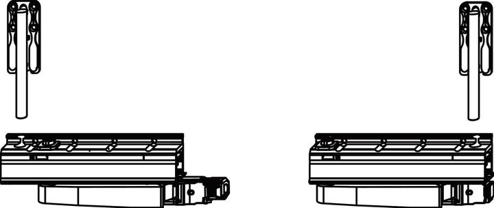 Produktbild Maco SKB-S/SE Grundkarton Laufwagen, Schema A und C, 160 kg, rechts (455799)